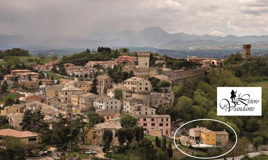 Hotel Il Ristoro Del Viandante Offagna Exterior foto